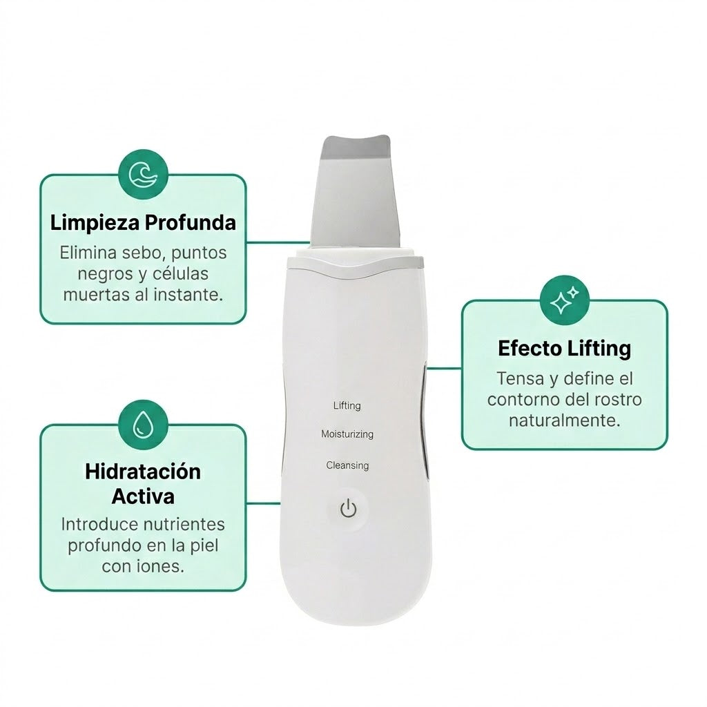 SonicGlow™ — Limpieza Facial Profunda en Casa
